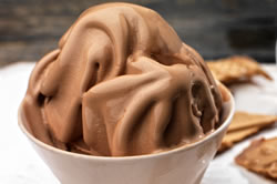 Frozen yogurt με σοκολάτα