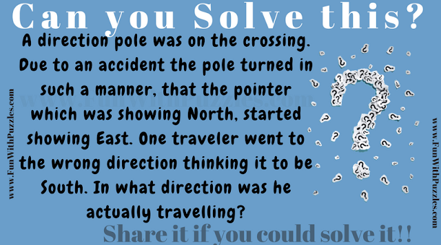 Mind Bending Tricky Direction Riddle with Answer