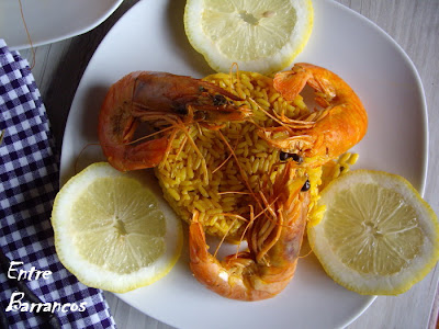  Arroz con langostinos 