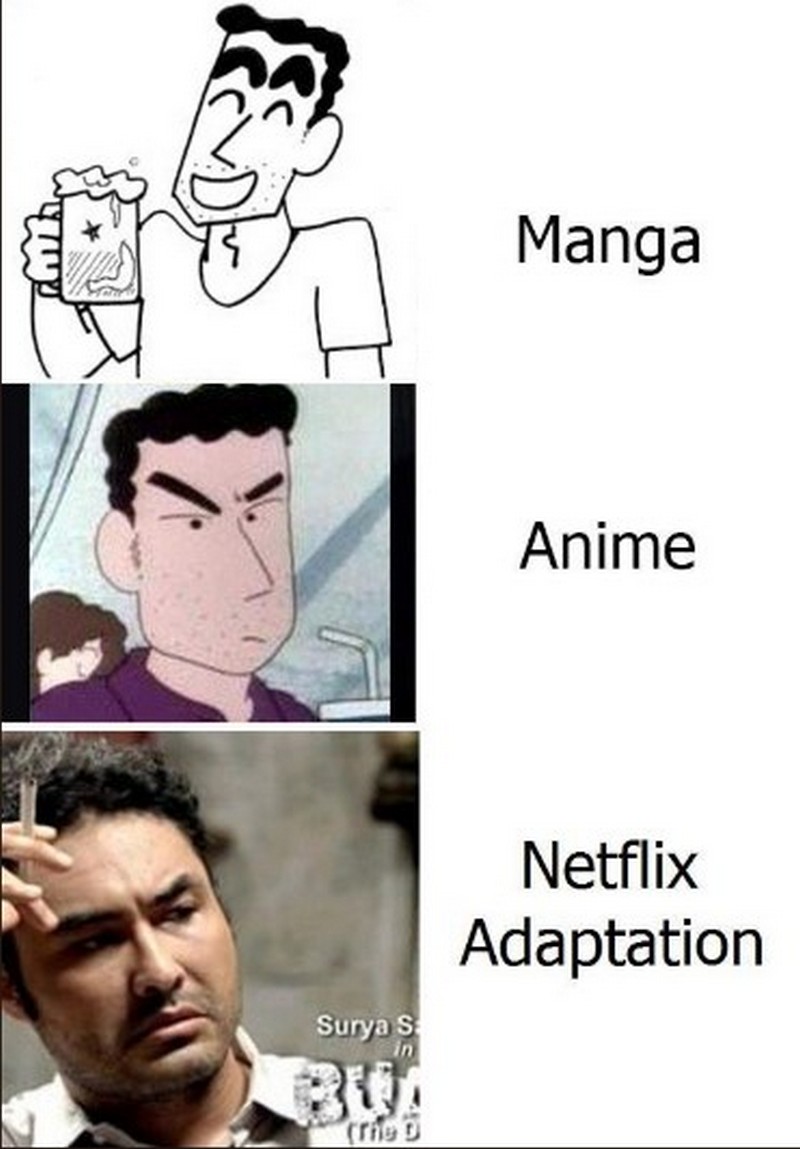 15 Meme Lucu Netflix Adaptation yang Bikin Ngakak