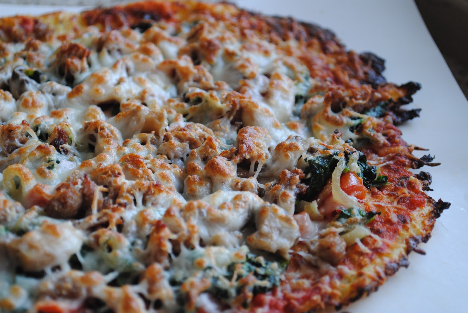 Fabulously Delicious Cauliflower Crust Pizza