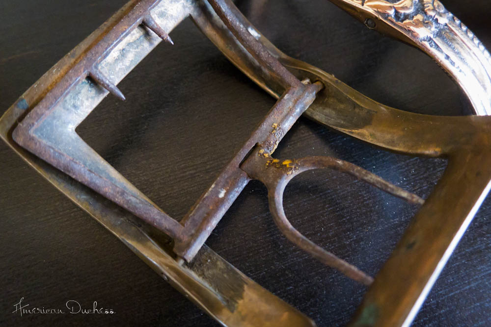 V184 My First Real 18th Century Shoe Buckles American Duchess