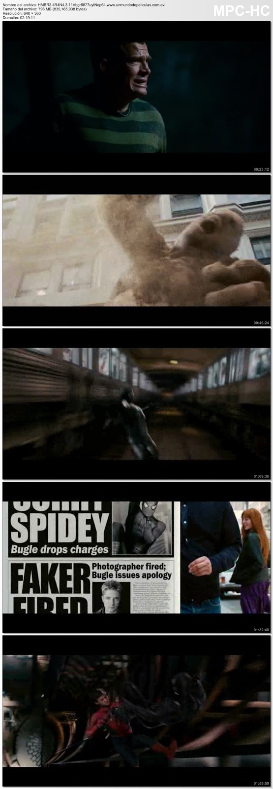 Capturas de la película.