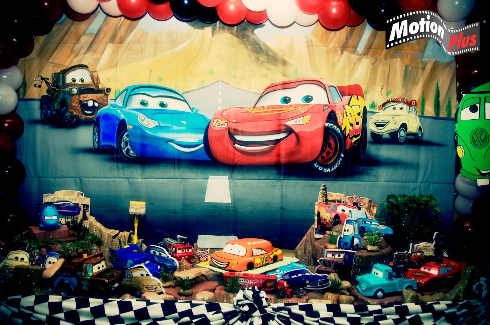 Motion Plus Pictures Cars  Themed  Birthday  Party  Ideas 