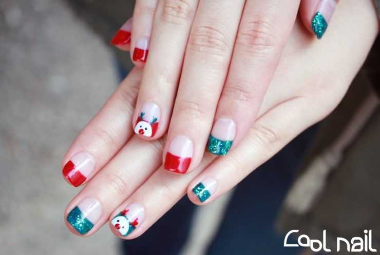 MagazinePAPA: Christmas manicure, Christmas nail art, gel nail, Cool Nail