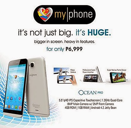 MyPhone Agua Ocean Pro, MyPhone Android Smartphone, MyPhone Phablet