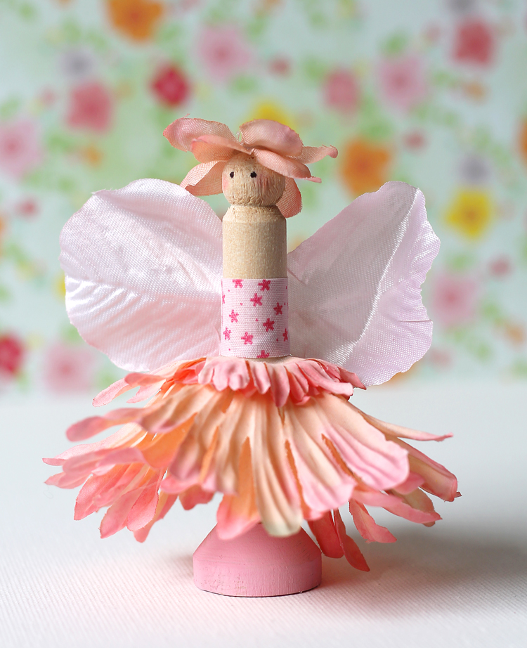 The Craft Patch Clothespin Flower Fairy Craft