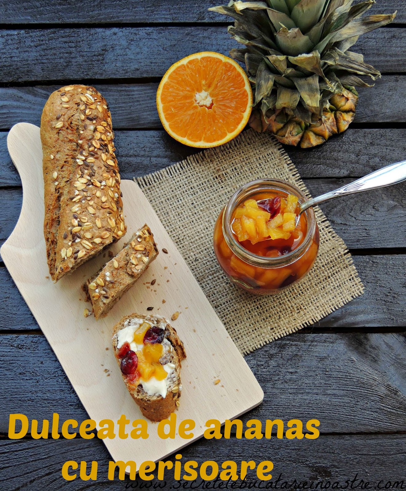 DULCEAŢA DE ANANAS CU MERIŞOARE