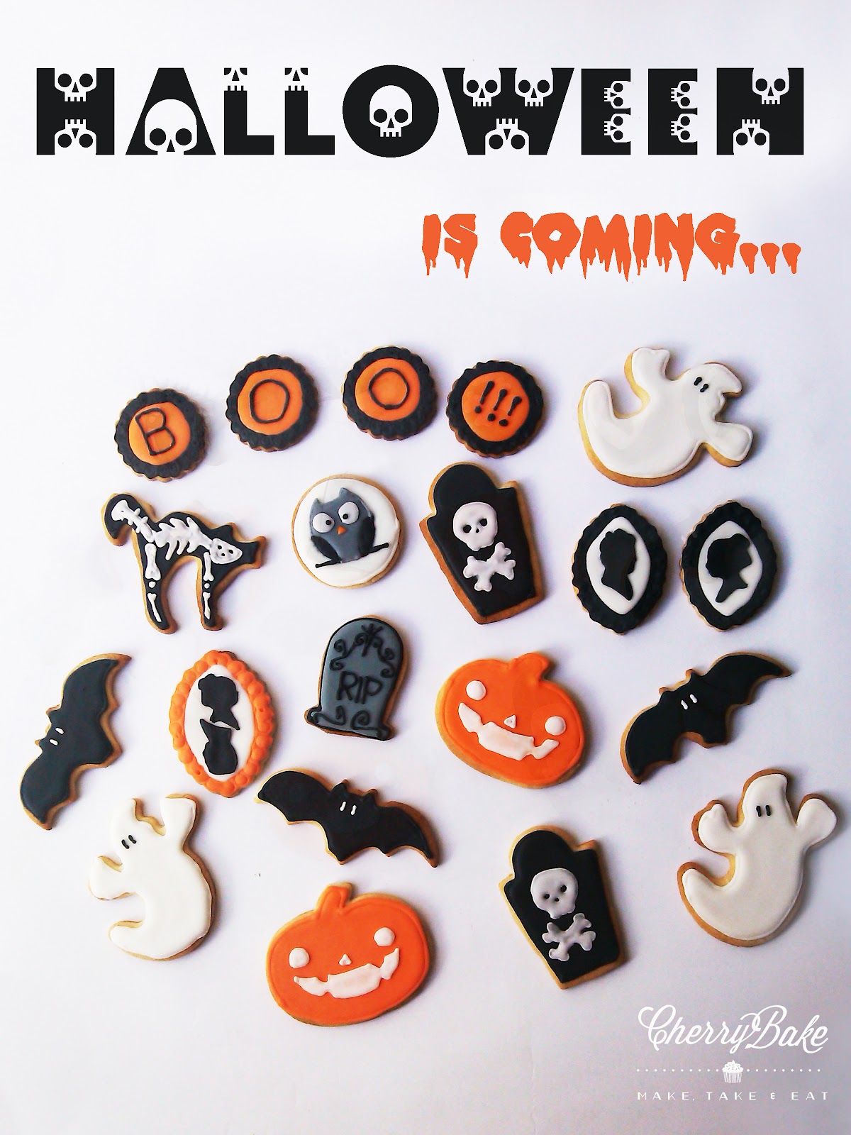Halloween Cookies! Galletas de Halloween!