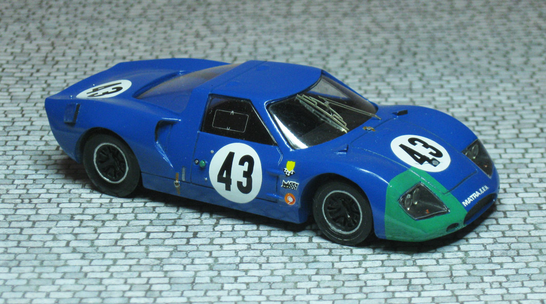 Miniature Bizarre 1/43 - Matra 620 BRM N°43 - Le Mans 1966 - Résine - BZ130