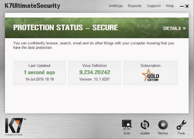 K7 Ultimate Security 15.1.0332