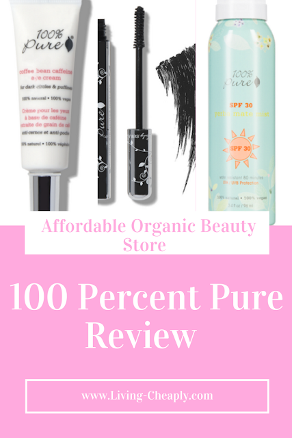 100 Percent Pure Review - Affordable Organic Beauty Store | Living Cheaply