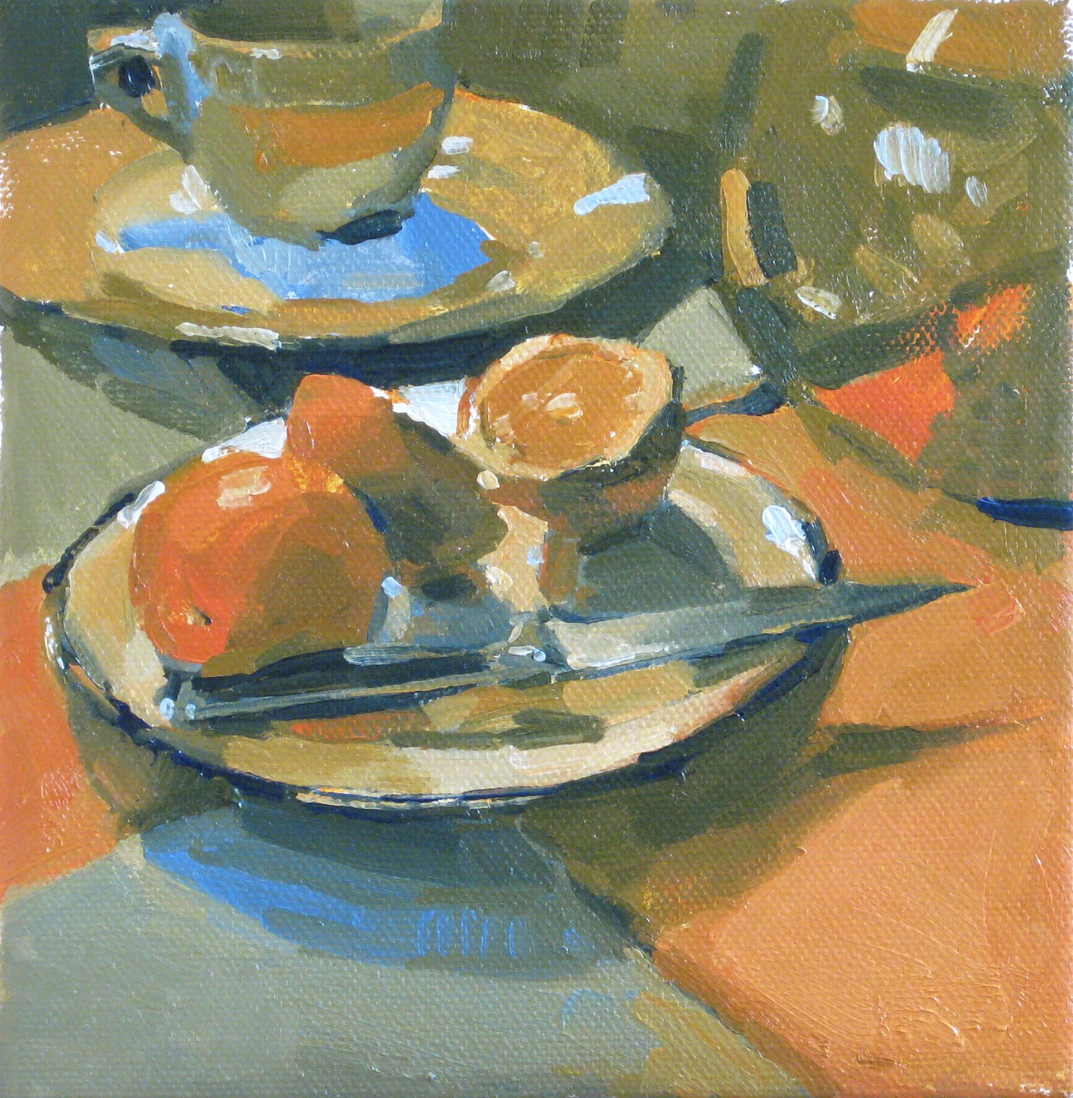 Sedwick Studio: An art lesson for the teacher: painting with ...