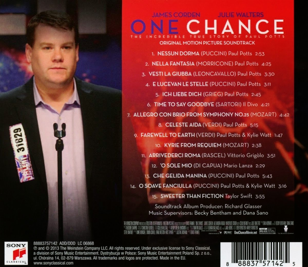 one chance soundtracks