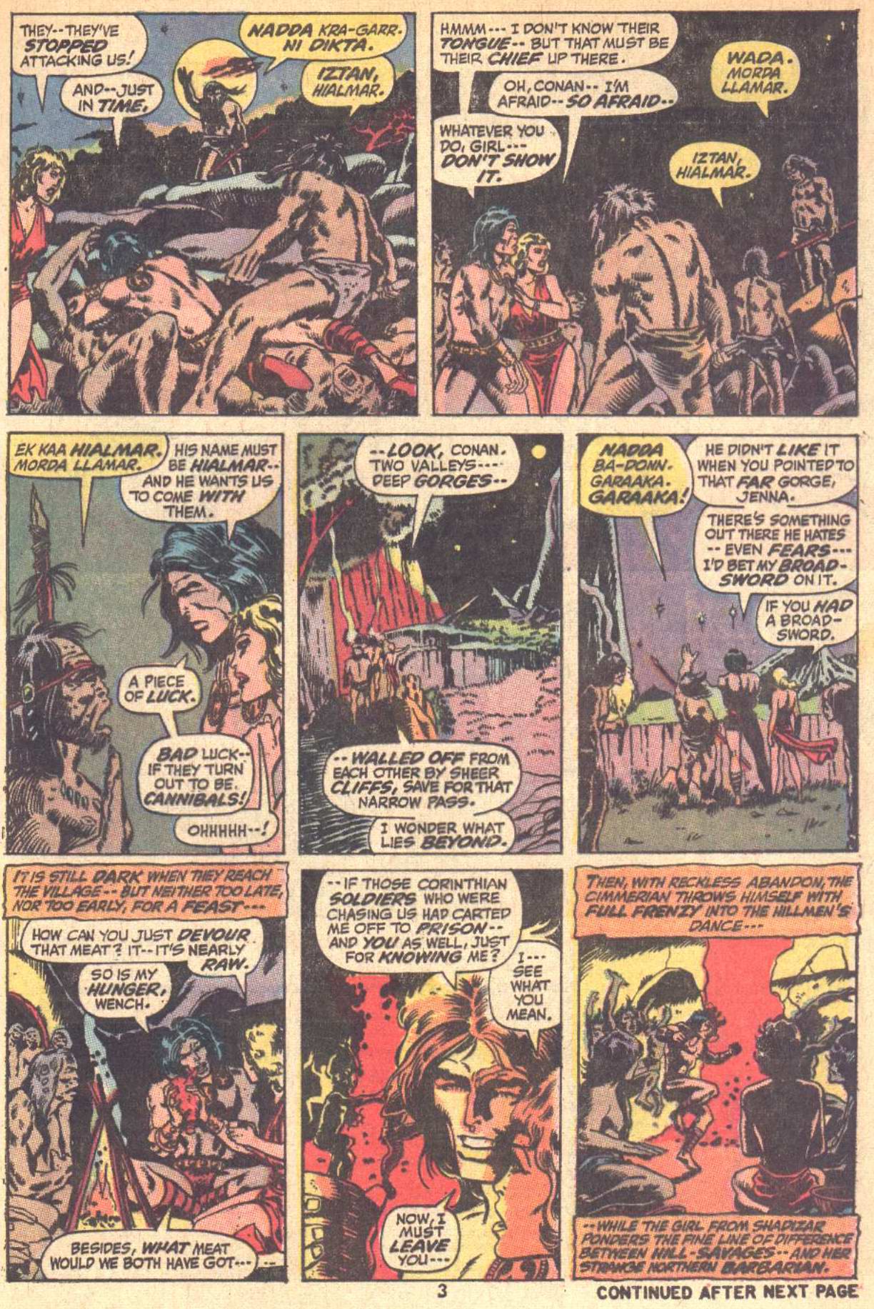 Read online Conan the Barbarian (1970) comic -  Issue #9 - 4