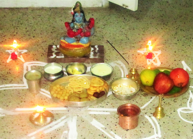 Krishna jayanthi celebration at home