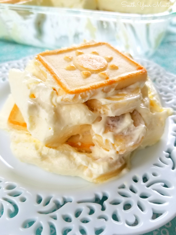 Paula Deen’s Banana Pudding | This iconic recipe using cream cheese and sweetened condensed milk isn't the Banana Pudding you grew up with but it's a classic for a reason - it's insanely delicious! If you're a lover of layered desserts, you have to try Paula's Not Yo' Mama's Banana Pudding!