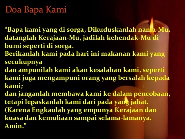 Belajar Sunda: Doa Bapa Kami (Nun Ama)