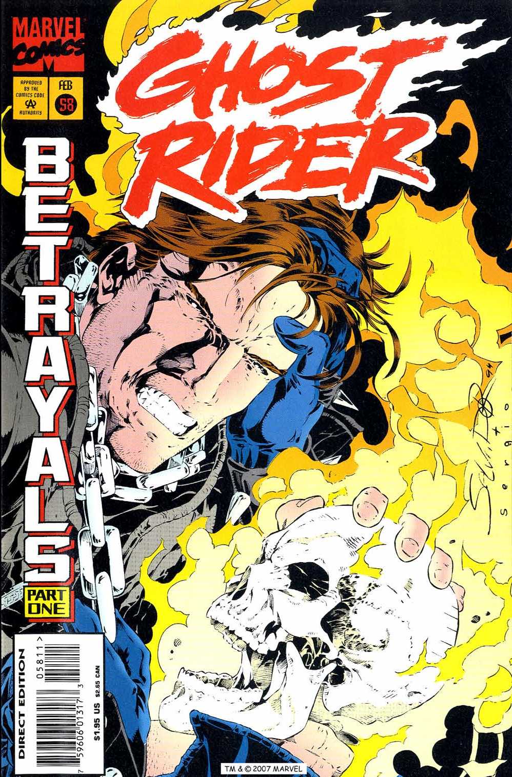Read online Ghost Rider (1990) comic -  Issue #58 - 1