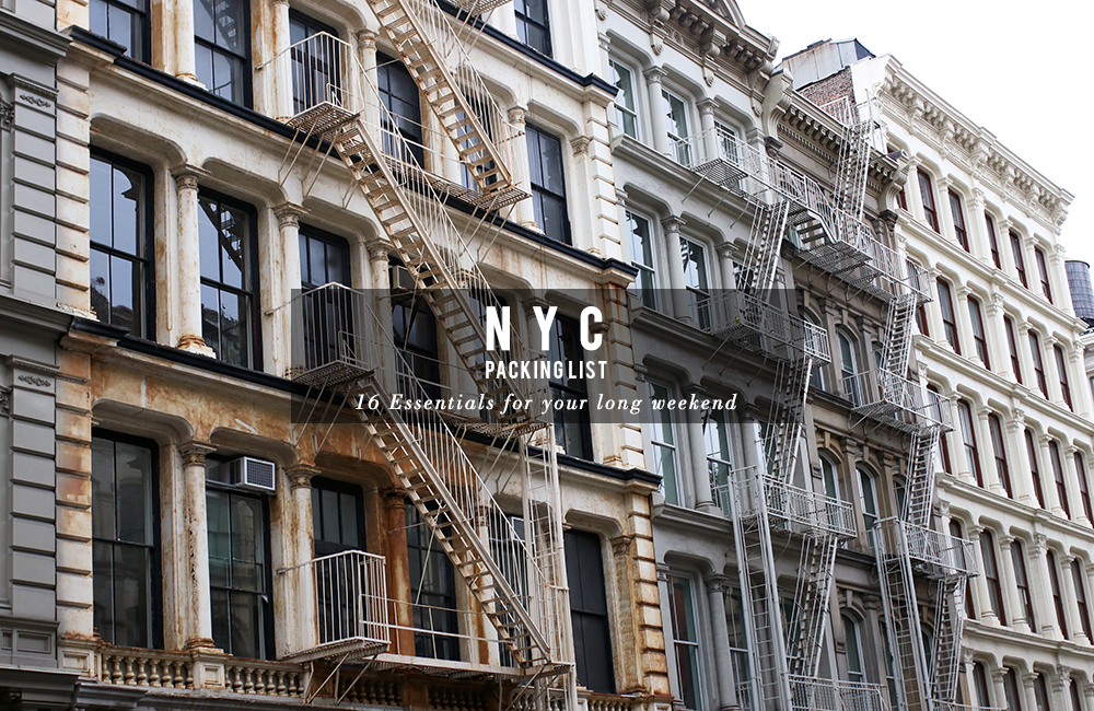 fashion file new york city long weekend pack list the vault files