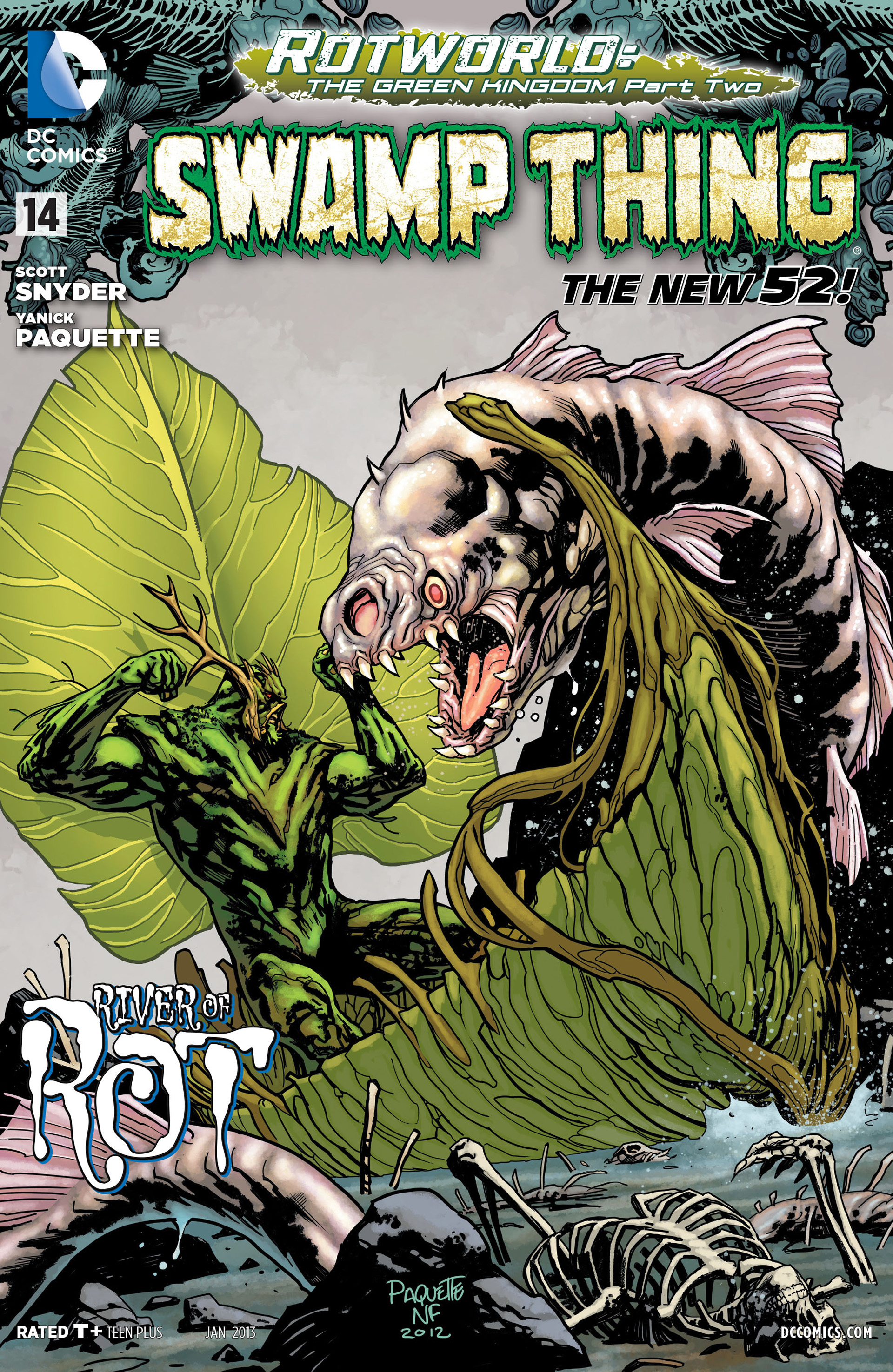 Read online Swamp Thing (2011) comic -  Issue #14 - 1