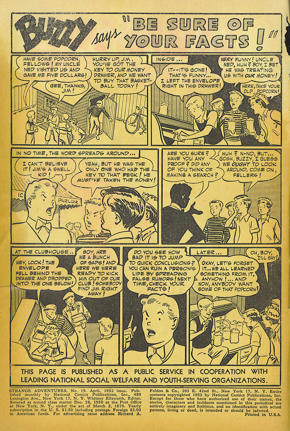 Read online Strange Adventures (1950) comic -  Issue #19 - 2