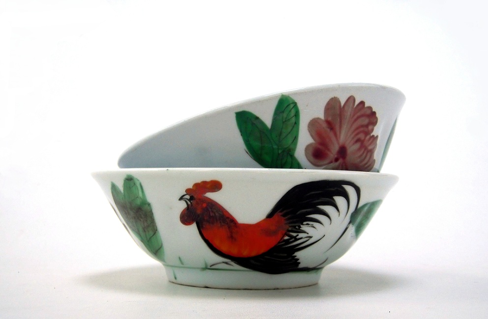 PATINA CINA PERANAKAN CHINESE ROOSTER BOWL
