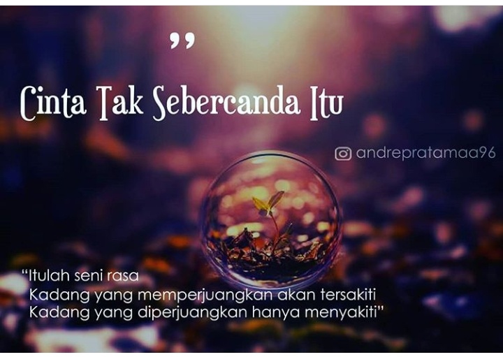 Cinta Tak Sebercanda Itu