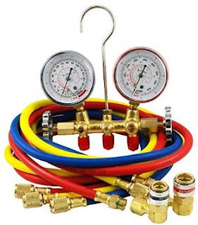 Alat ukur Manifold gauge sebagai alat penting bagi teknisi AC Kulkas Freezer (Refrigerasi Udara)