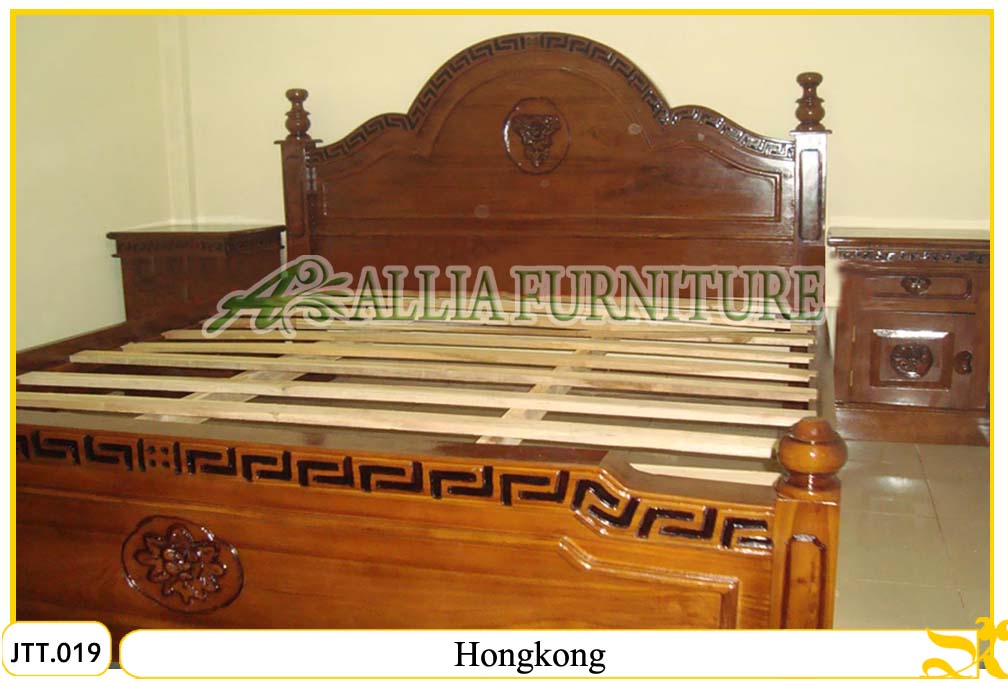 Tempat Tidur Ukiran Jati Hongkong Allia Furniture Tempat Tidur Ukiran Jati Hongkong Allia Furniture