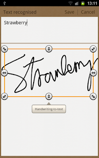 Android Handwriting Recognition