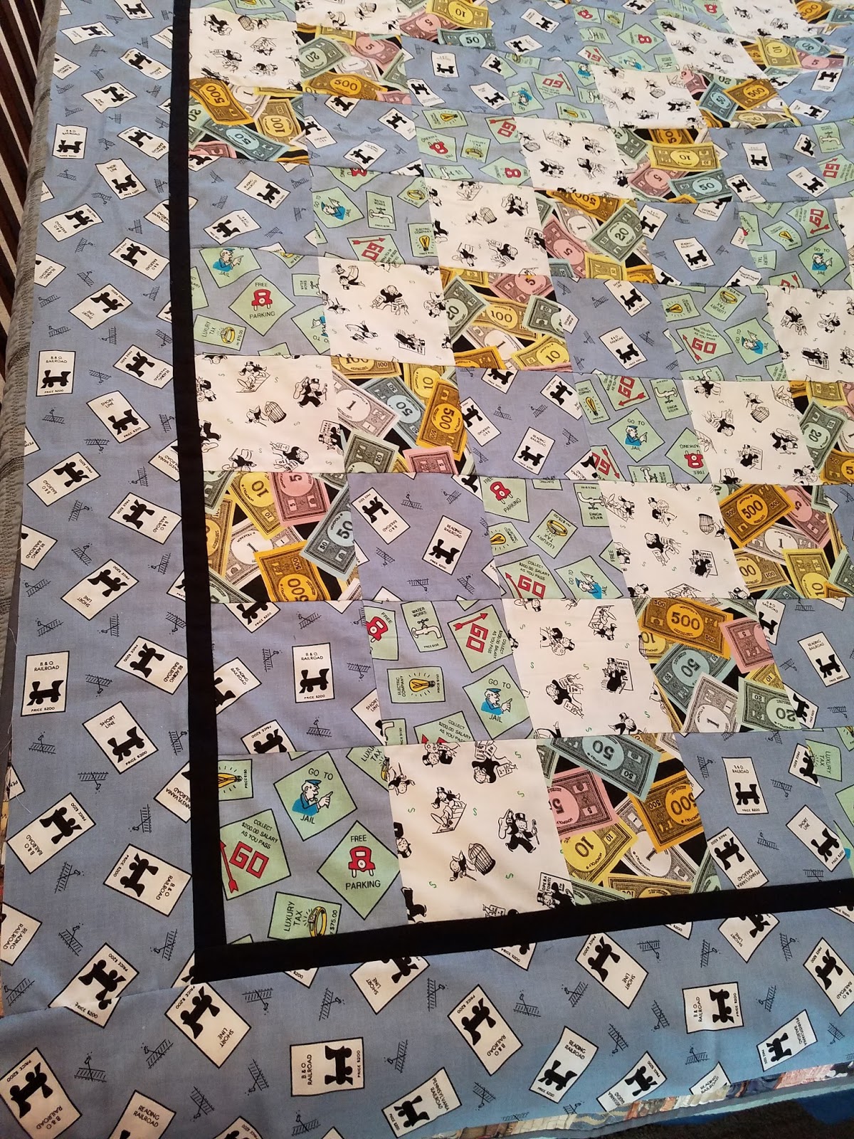 Quilt Bindings Monopoly Quilt Top Finished