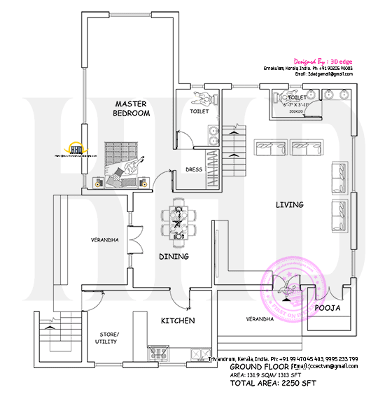 Ground floor plan Ground floor plan