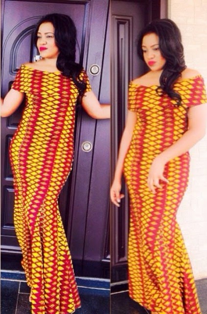 African Dresses Ankara Long Gown Style - DeZango Fashion Zone