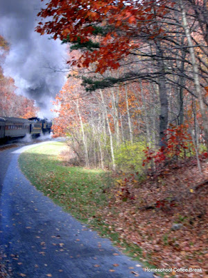 A Western Maryland Railroad Photojournal (Autumn Colors) on Homeschool Coffee Break @ kympossibleblog.blogspot.com #railroad #steamtrain