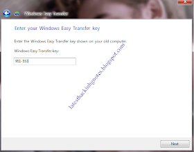transfer data using windows easy transfer