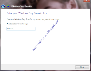 transfer data using windows easy transfer