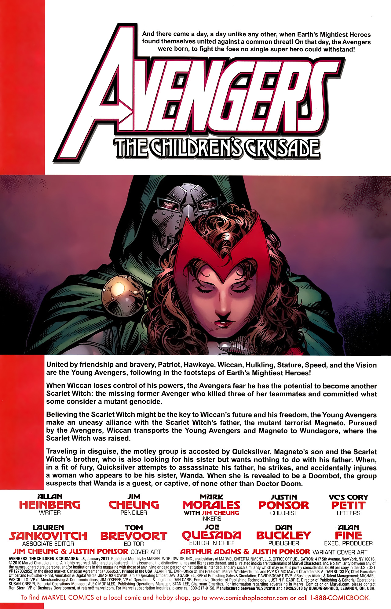 Read online Avengers: The Children's Crusade comic -  Issue #3 - 3