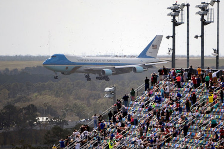 It began with the flyover by Air Force One ~