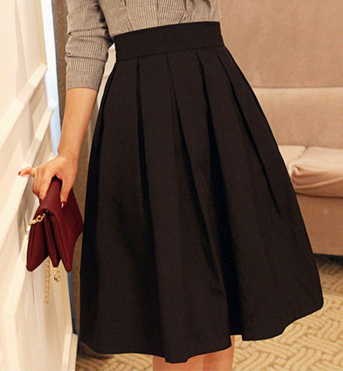 [Dabagirl] Flare Knee Length Skirt | KSTYLICK - Latest Korean Fashion ...