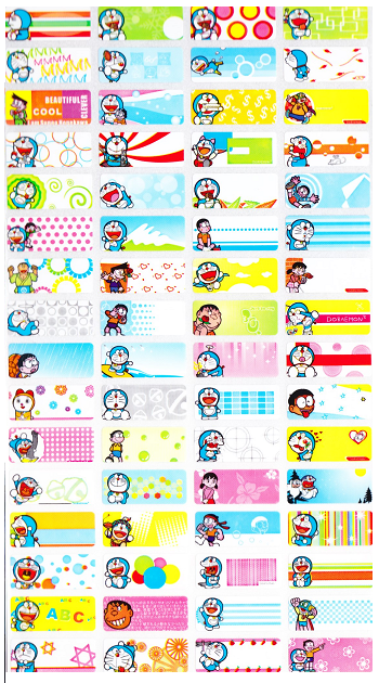 KSSR Online Store NS0001 Name  Sticker Doraemon  