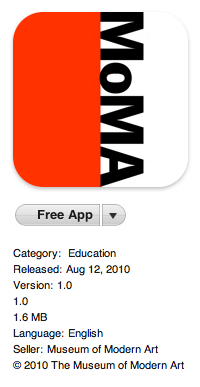 MOMA iPhone App