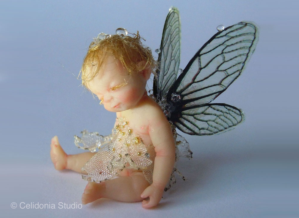 Baby Fairy with Dewdrop