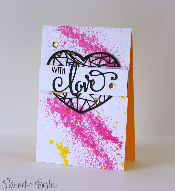 love with splatters
