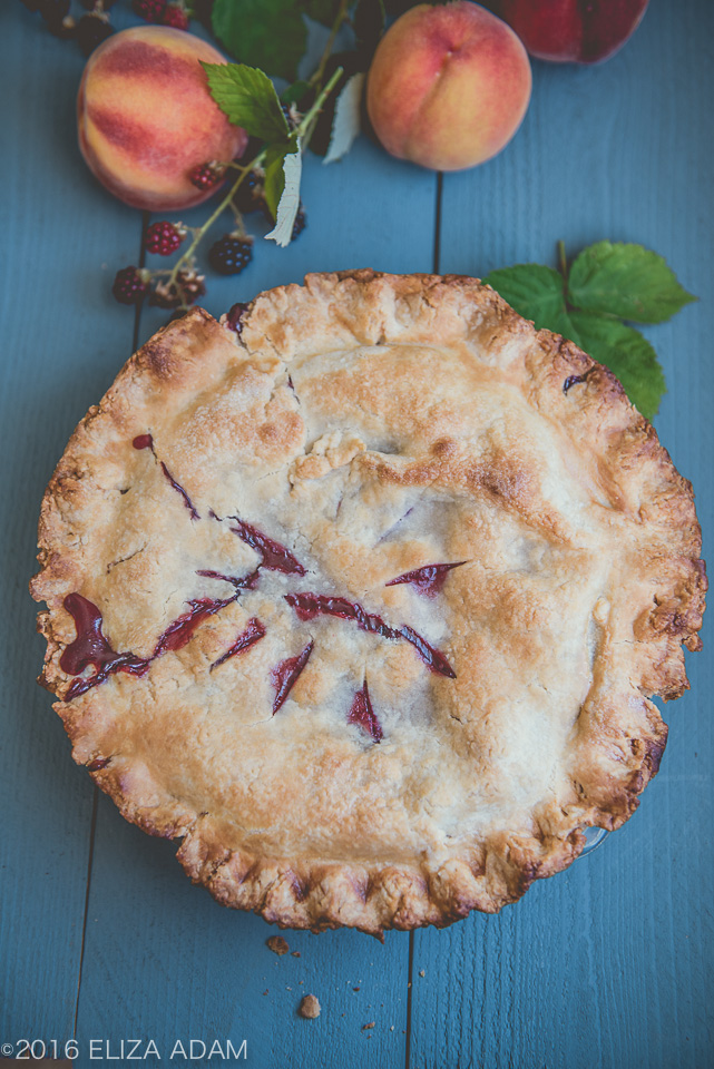 Notes from My Food Diary DeepDish BlackberryPeach DoubleCrust Pie