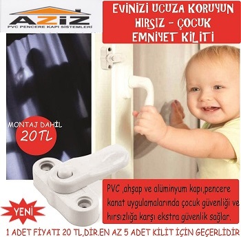 Kayseri Pvc Firatpen 0352 221 15 50 Cocuk Kilidi