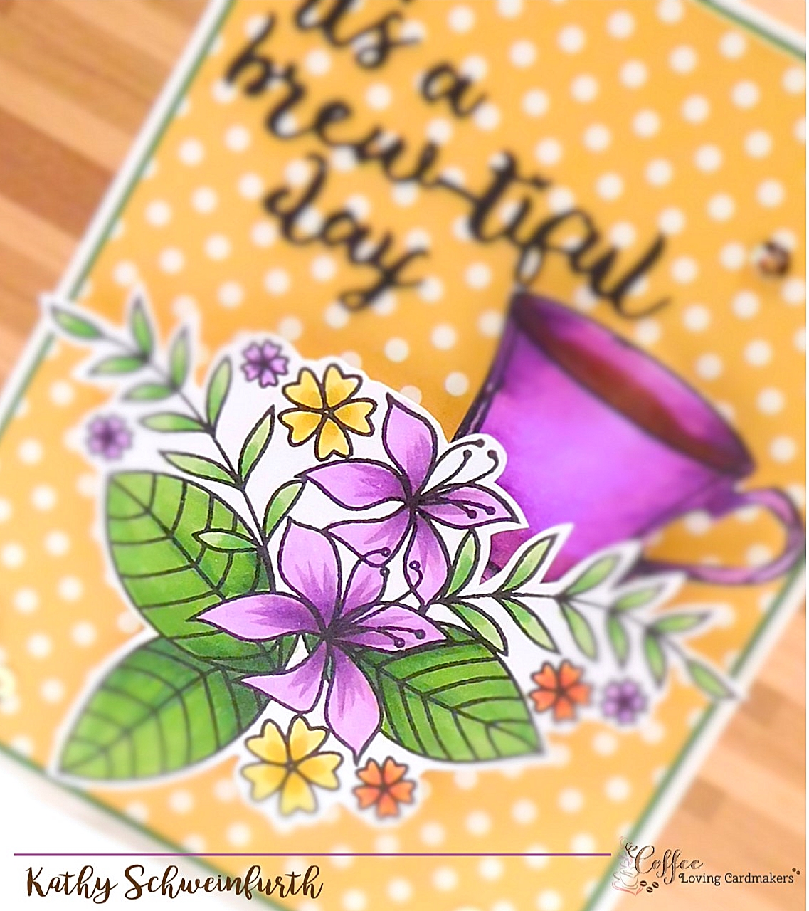 Stamps At Play: Saturday Coffee Cafe - Brew-tiful Day