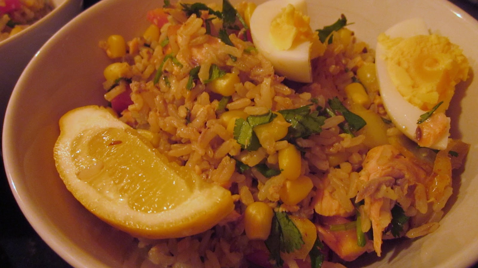 Better Belly Burst! Salmon Kedgeree
