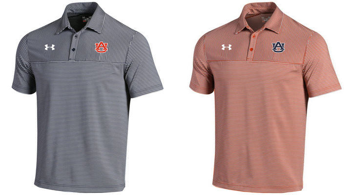 auburn under armour polo