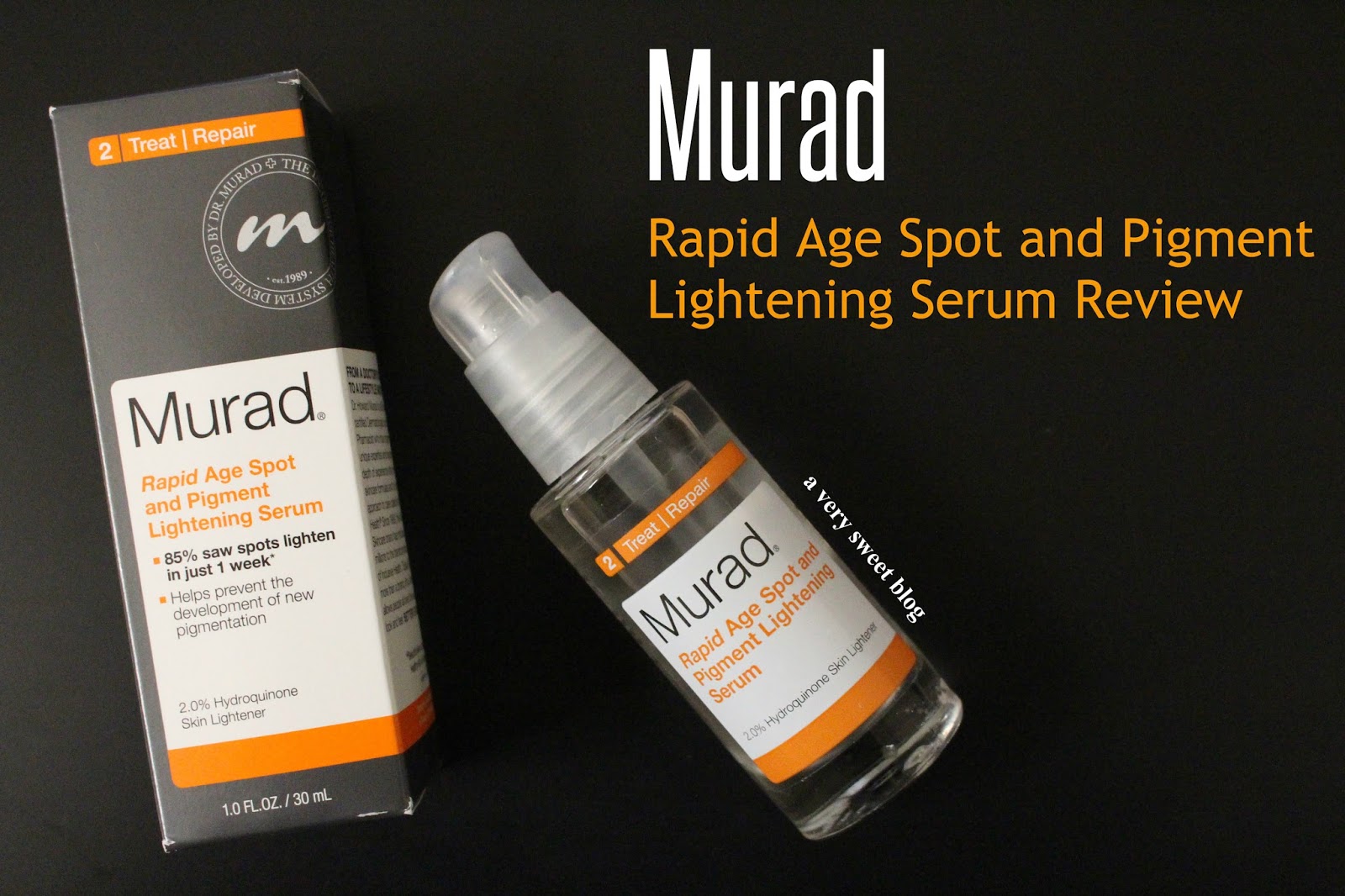 Murad Environmental Shield Rapid Age Spot And Pigment Lightening Serum Murad Rapid Age Spot & Pigment Lightening Serum Review And Giveaway | A